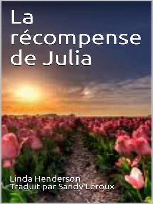 cover image of La récompense de Julia